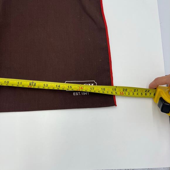 Coach Dust Bag Protective Cover Brown Storage Red Edge Drawstring 16x19” - Picture 8 of 9